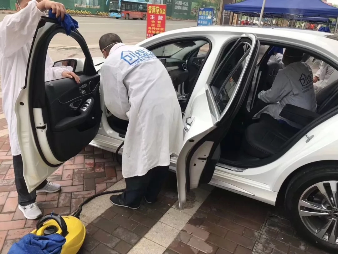 奔馳C200L車內空氣治理